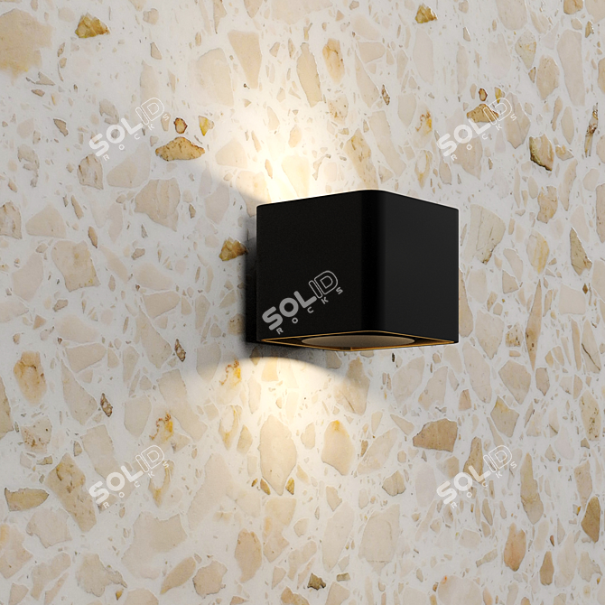 Euval Terrazzo PBR Seamless: High-Res Textures 3D model image 2