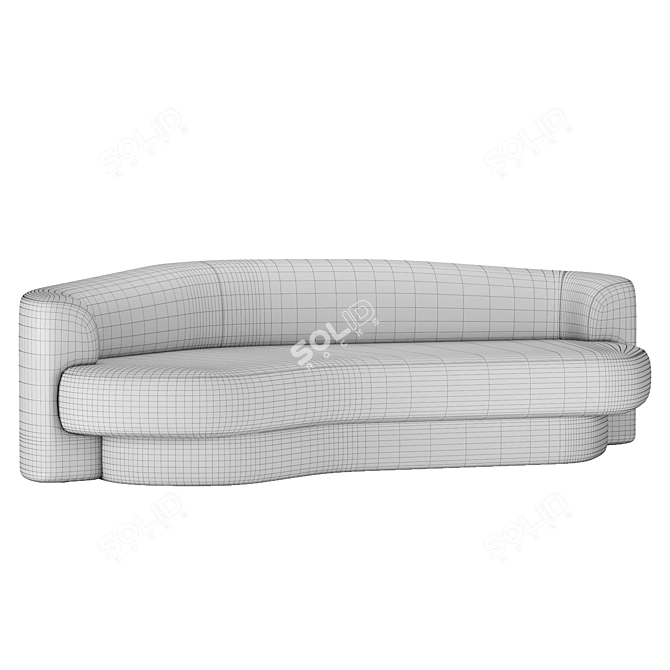 Modern Yumi Sofa: Stylish and Comfortable 3D model image 2