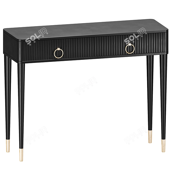 Elegant Caesar Console Table 3D model image 2