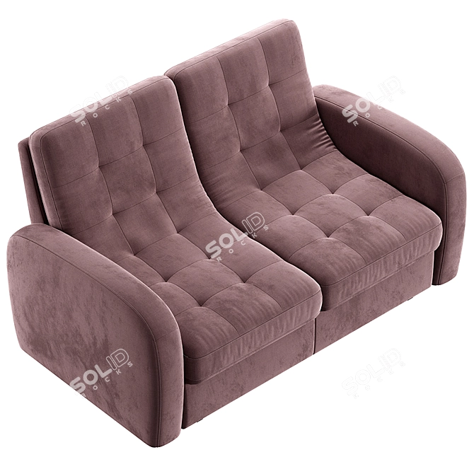 Gala Blom Corner Sofa Bed 3D model image 5