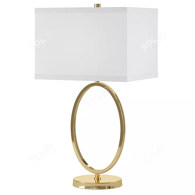 Elegant Griswalde 54cm Table Lamp 3D model image 1
