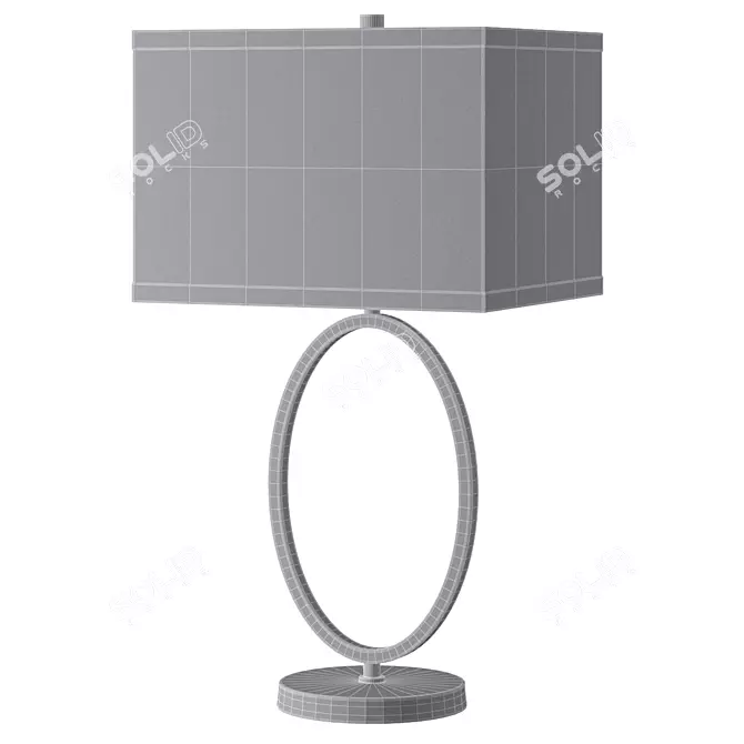 Elegant Griswalde 54cm Table Lamp 3D model image 2