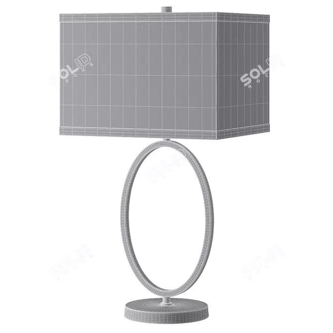 Elegant Griswalde 54cm Table Lamp 3D model image 3