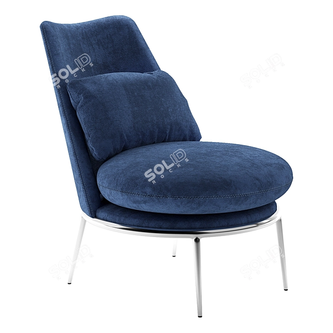 Contemporary Cantori Aurora Armchair 3D model image 13