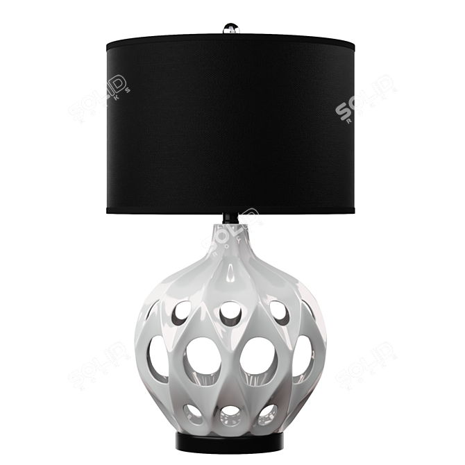 Safavieh Regina Ceramic Table Lamp 3D model image 1