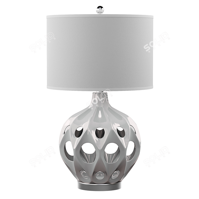 Safavieh Regina Ceramic Table Lamp 3D model image 2