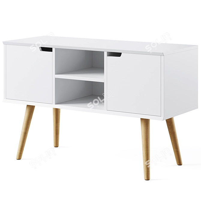 Modern Mitra Sideboard by Actona 3D model image 1
