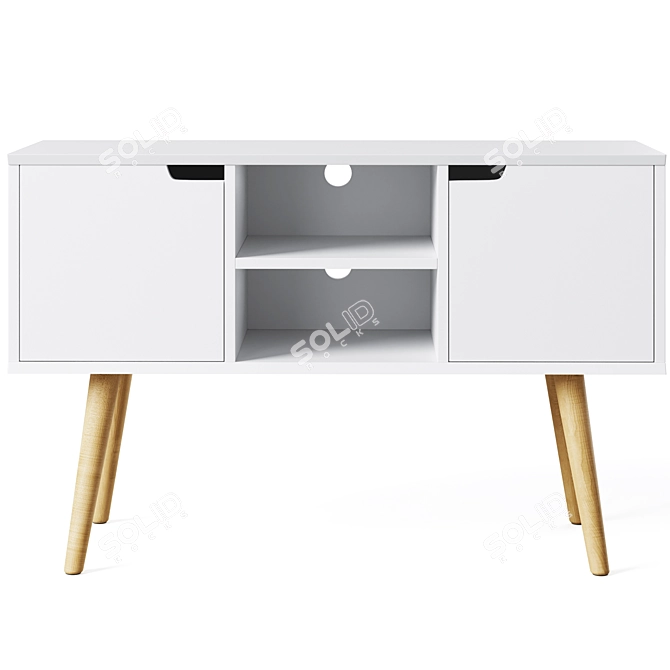 Modern Mitra Sideboard by Actona 3D model image 2