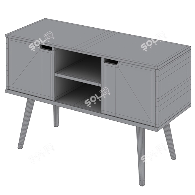 Modern Mitra Sideboard by Actona 3D model image 5