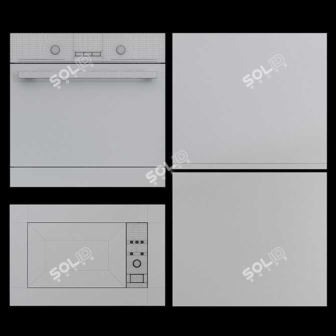 Electrolux Embedded Appliance Set 3D model image 3