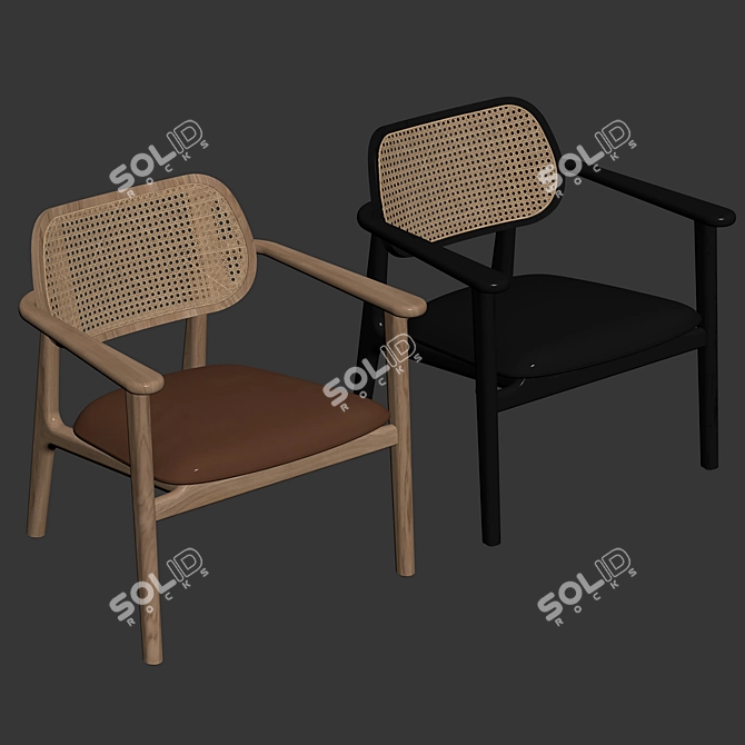 Title: Vincent Sheppard Titus Lounge Chair 3D model image 7