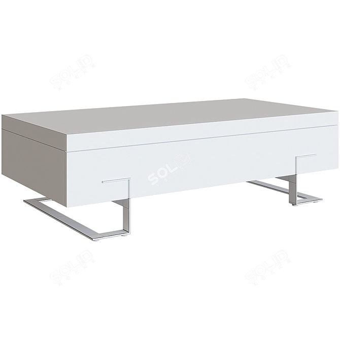 Elegant MH2103A Coffee Table 3D model image 2