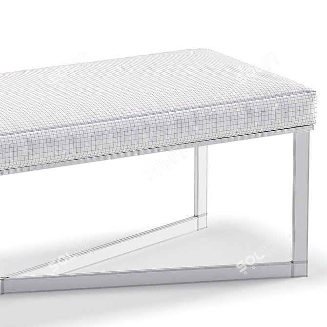 Modern Bench RALPH in 3 Chic Colors 3D model image 4