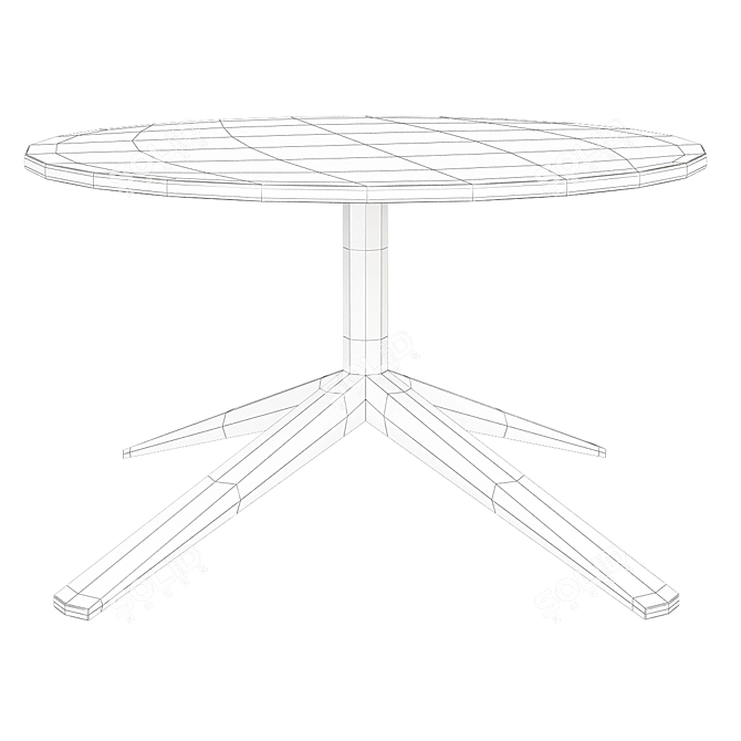 Poliform Mondrian Coffee Table - Modern Design 3D model image 2