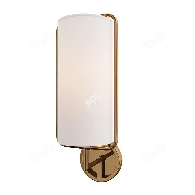 Regina Andrew Geo Rectangular Sconce 3D model image 1