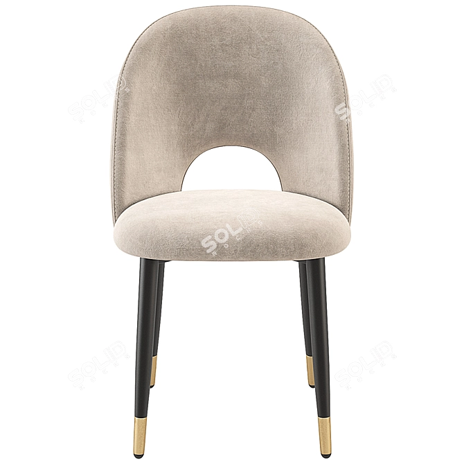 Elegant Iris Dining Chair by Kare Design 3D model image 2