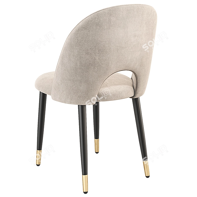 Elegant Iris Dining Chair by Kare Design 3D model image 4