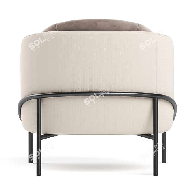 Sleek and Stylish Minotti Fil Noir 3D model image 3