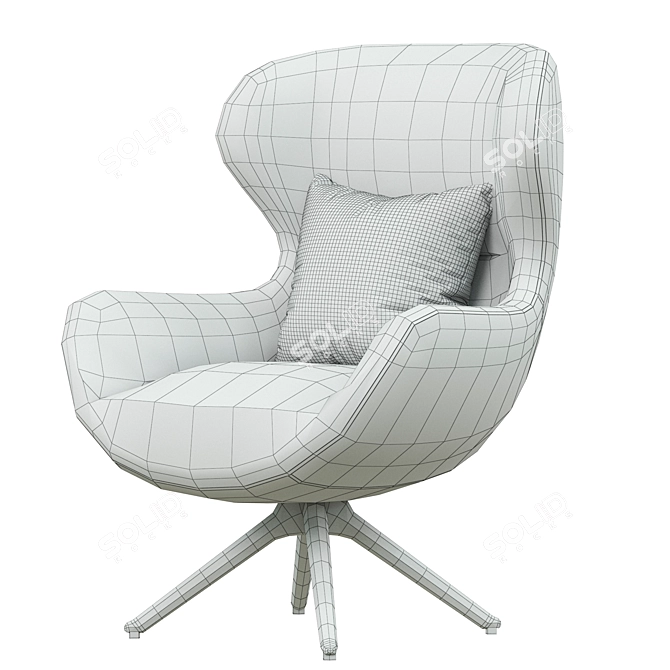 Modern Mad Jocker Chair 3D model image 5
