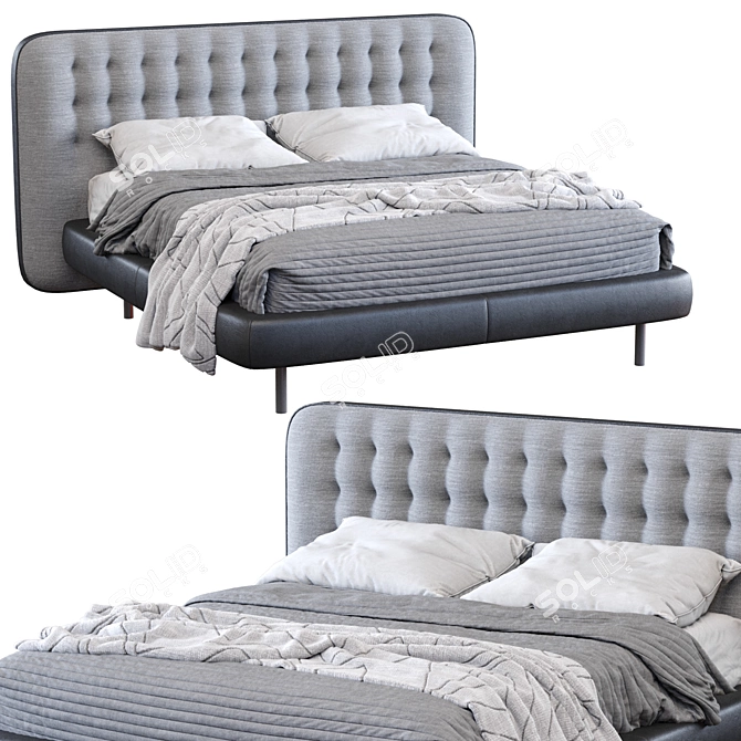 Elevate Your Sleep with Bed Dedalo Up 3D model image 3