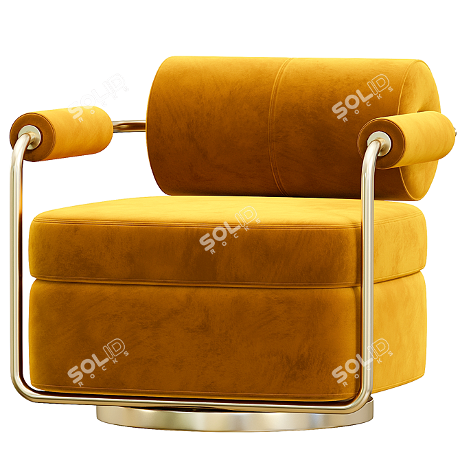 Modern Anderson Armchair 3D model image 3