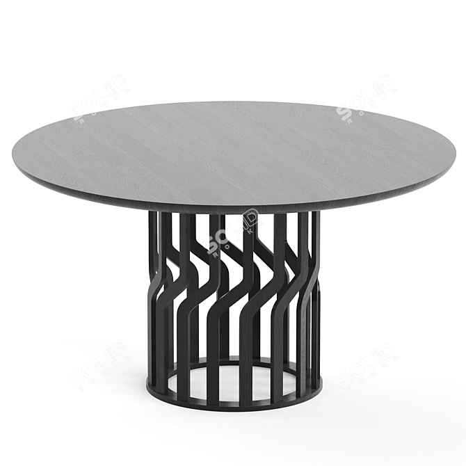 INTRECCIO Extendable Table by Potocco 3D model image 2