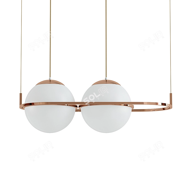 Elegant Deco Lamp by Federica Biasi 3D model image 1