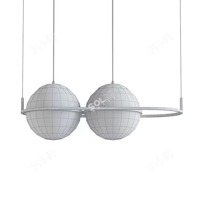 Elegant Deco Lamp by Federica Biasi 3D model image 2