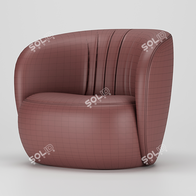 Ovata Large Lounge Chair 3D model image 7