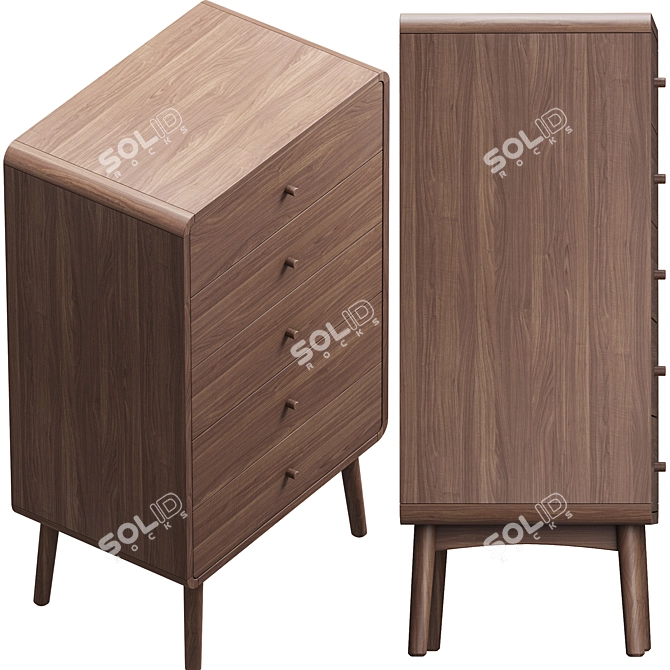 Modern Chest of Drawers - BOWEN 5 3D model image 2