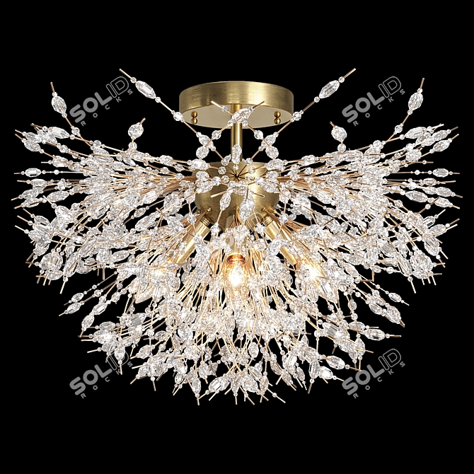 Shimmering Beads Ceiling Light 3D model image 2