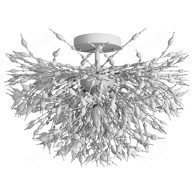 Shimmering Beads Ceiling Light 3D model image 3