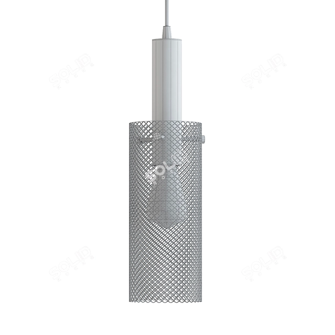 Dina Cylinder Pendant Light 3D model image 2