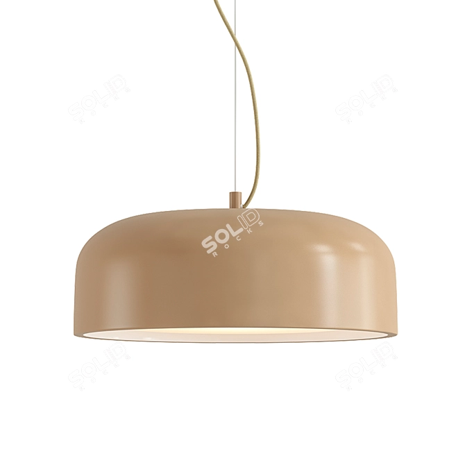 Elegant Marseille Sand Pendant 3D model image 1