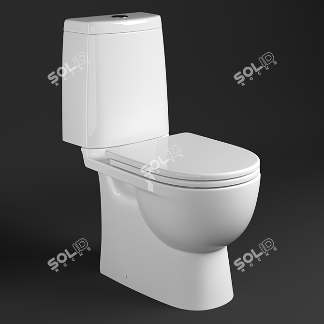Luxe Fest DM | High-End Toilet Solution 3D model image 1