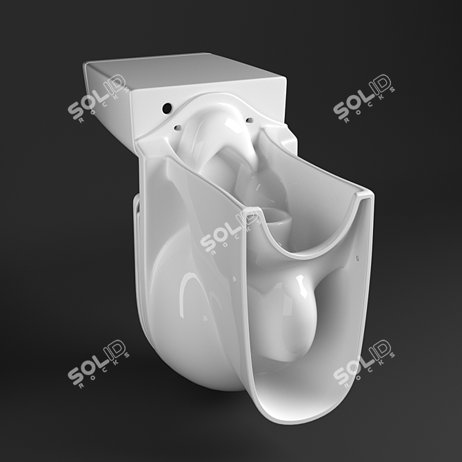 Luxe Fest DM | High-End Toilet Solution 3D model image 3