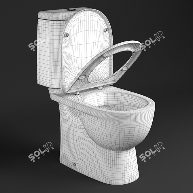 Luxe Fest DM | High-End Toilet Solution 3D model image 4