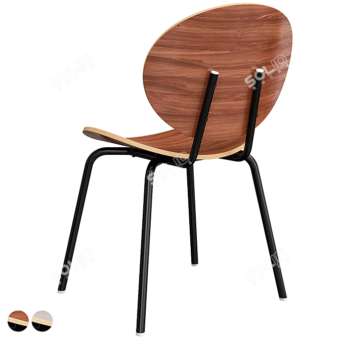 Contemporary LaLume-ST00268 Chair 3D model image 3