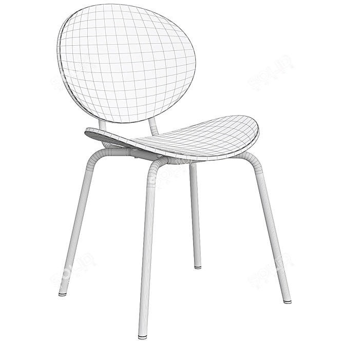 Contemporary LaLume-ST00268 Chair 3D model image 5