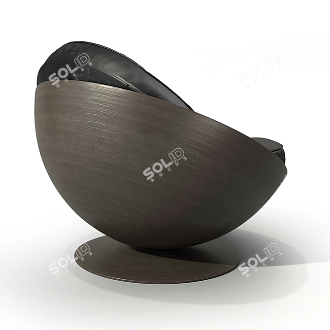 Etel Esfera Armchair: Modern and Stylish Design 3D model image 2