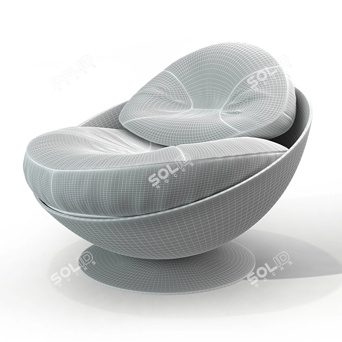 Etel Esfera Armchair: Modern and Stylish Design 3D model image 3