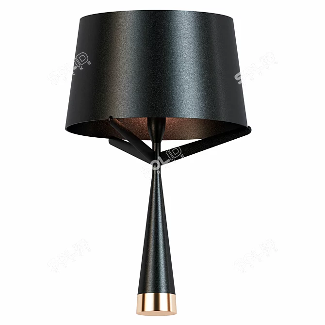 A1 Milan Nordic Style Bedside Table Lamp 3D model image 1