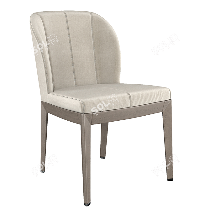 Giorgetti Classic Chair: Sleek Design, Highest Quality 3D model image 2
