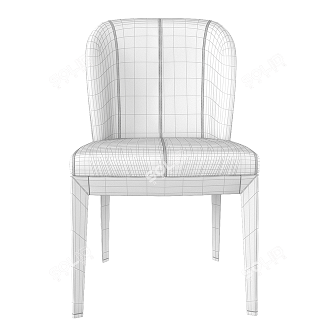 Giorgetti Classic Chair: Sleek Design, Highest Quality 3D model image 4