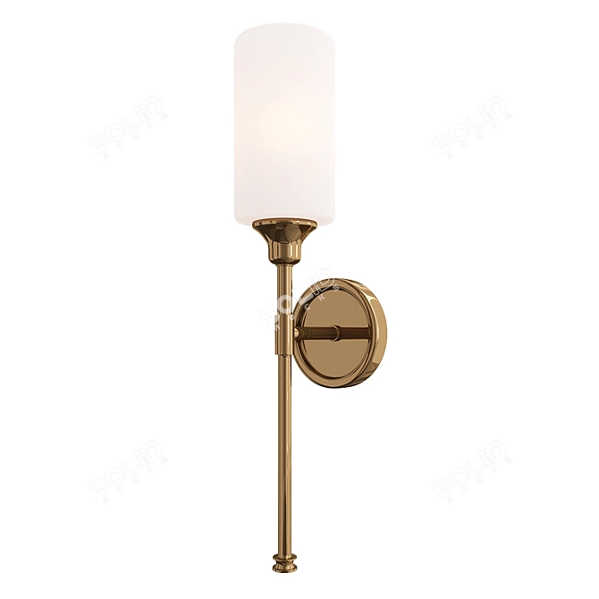 Tracie Classic Sconce - Elegant Lighting Fixture 3D model image 1