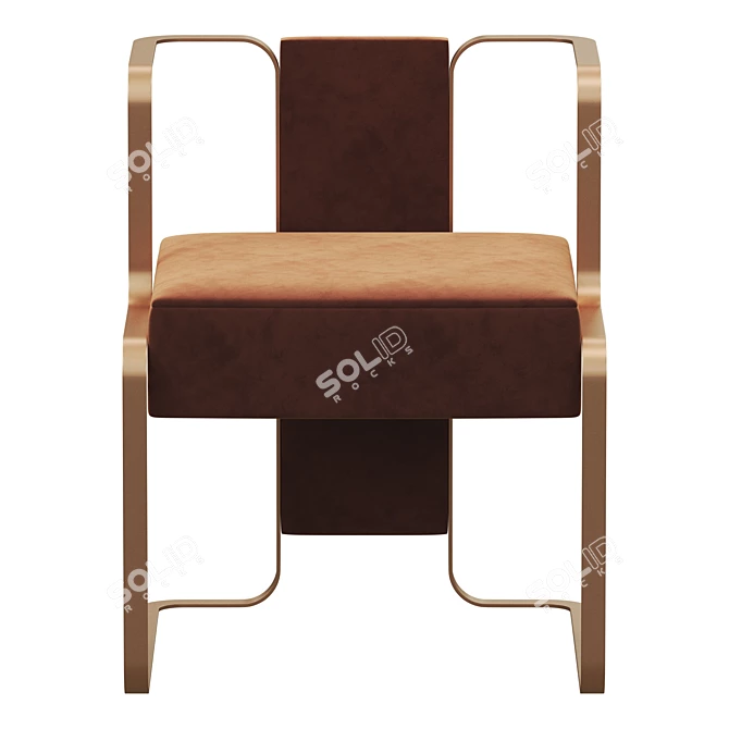 Modern Armchair for Stylish Comfort 3D model image 2
