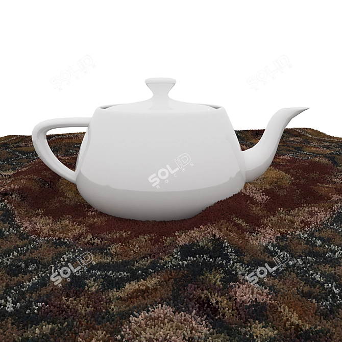 Versatile Round Rugs Set 3D model image 5