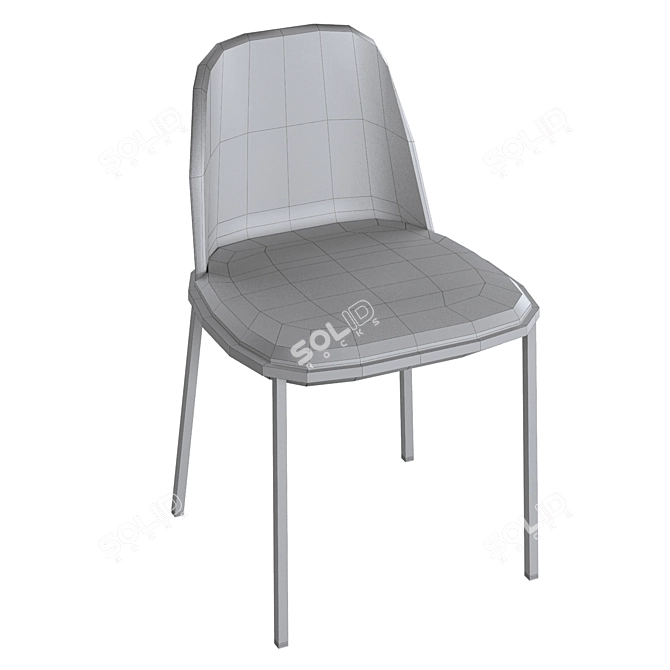 Cosmo Embrace Chair: Perfect Blend of Style and Comfort 3D model image 4