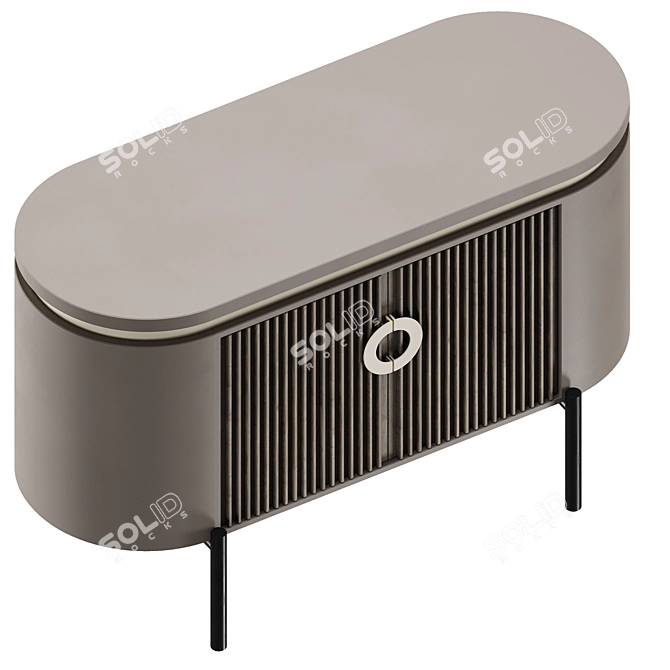 Zaha Collection Chest of Drawers 3D model image 2