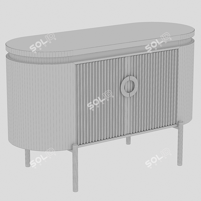 Zaha Collection Chest of Drawers 3D model image 3